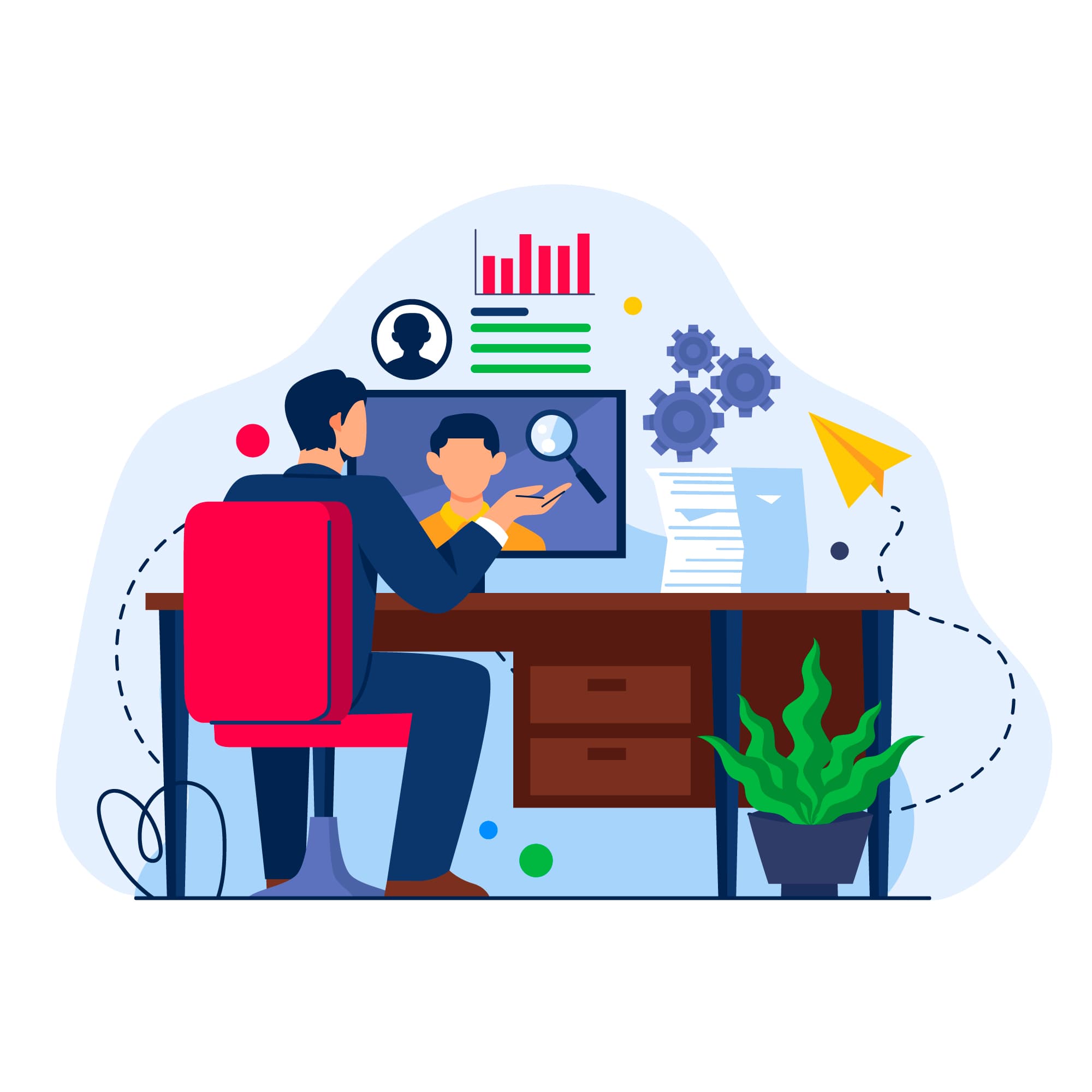 Support & Maintenance Illustration